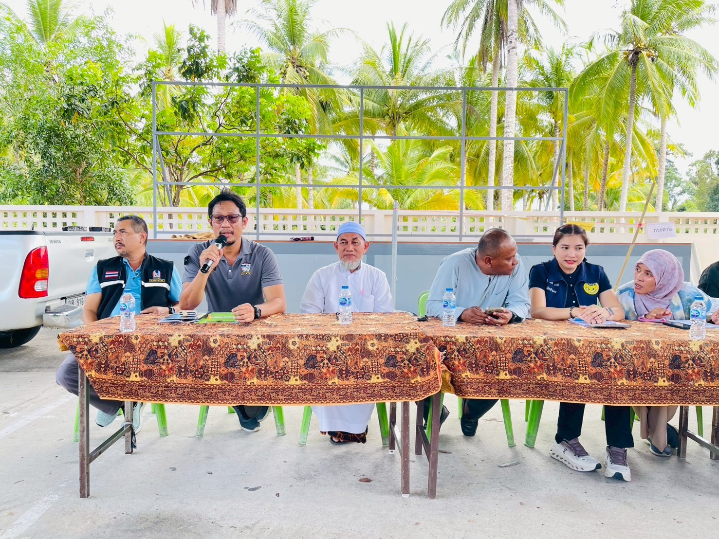 สพอ.เมืองปัตตานี ร่วมประชุม/ประชาสัมพันธ์โครงการสานในสู่สันติและศูนย์ประชาชนพันธุ์ดีตำบลคลองมานิง