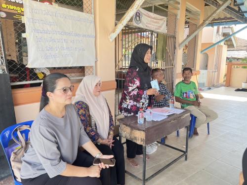 สพอ.เมืองปัตตานี จัดกิจกรรมเสริมสร้างศักยภาพกองทุนชุมชนเพื่อการเข้าถึงแหล่งทุนของประชาชนในชุมชน บ้านดอนรัก ตำบลรูสะมิแล